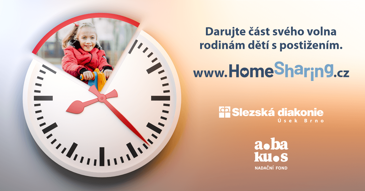 banner homesharing Slezská diakonie úsek Brno